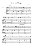 Away in a Manger (Easy Cello and Piano Accompaniment)