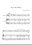 Joy to the World (Easy Cello with Piano Accompaniment)