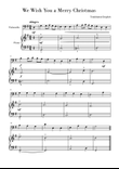 We Wish You a Merry Christmas (Easy Cello with Piano Accompaniment)