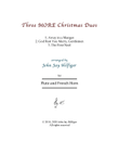 Three MORE Christmas Duos for Flute and Horn