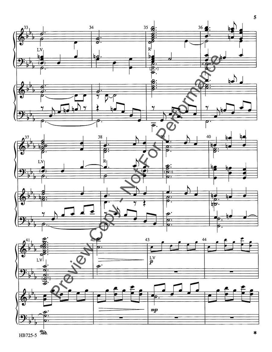 Come See the Child - piano and handbell score Handbell Choir scores gallery preview page 6