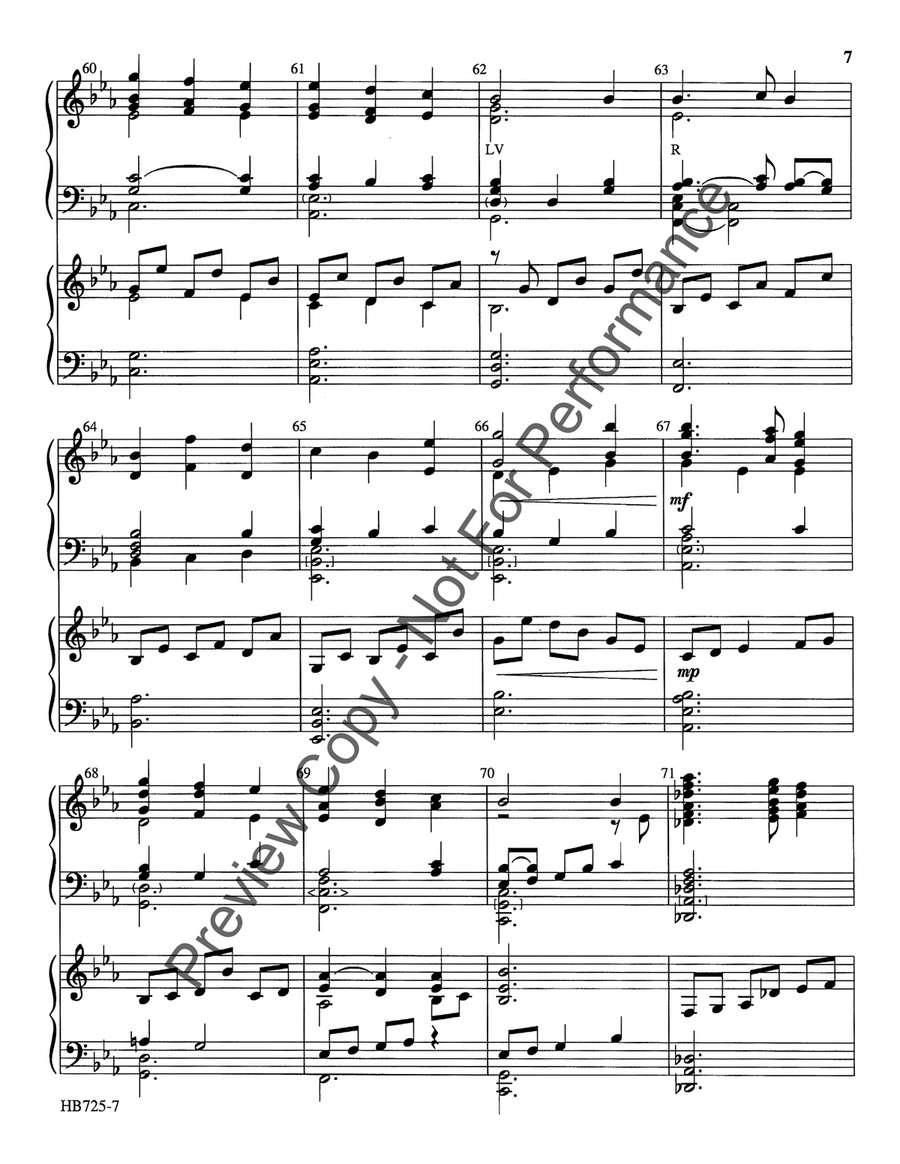 Come See the Child - piano and handbell score Handbell Choir scores gallery preview page 8