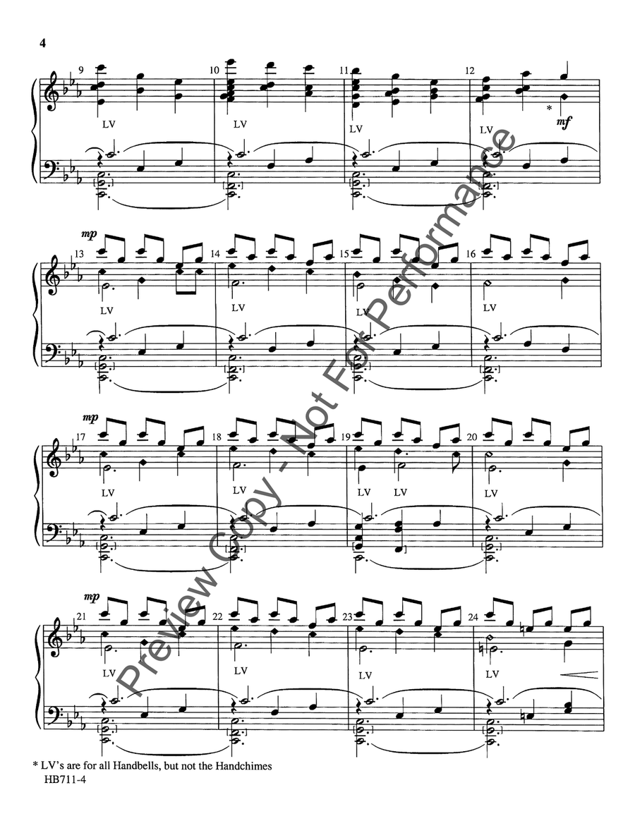 I Wonder As I Wander - Austin 5-Octaves scores gallery preview page 4