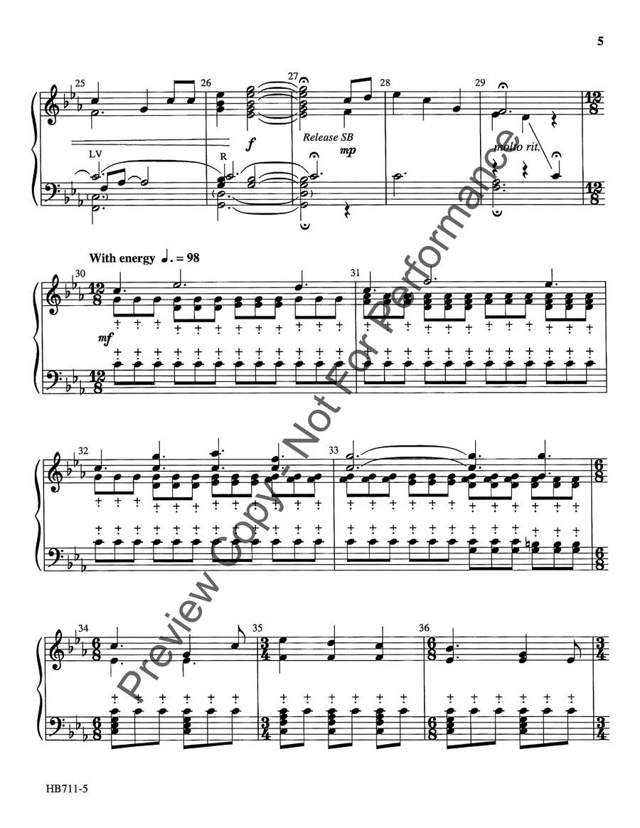 I Wonder As I Wander - Austin 5-Octaves scores gallery preview page 5