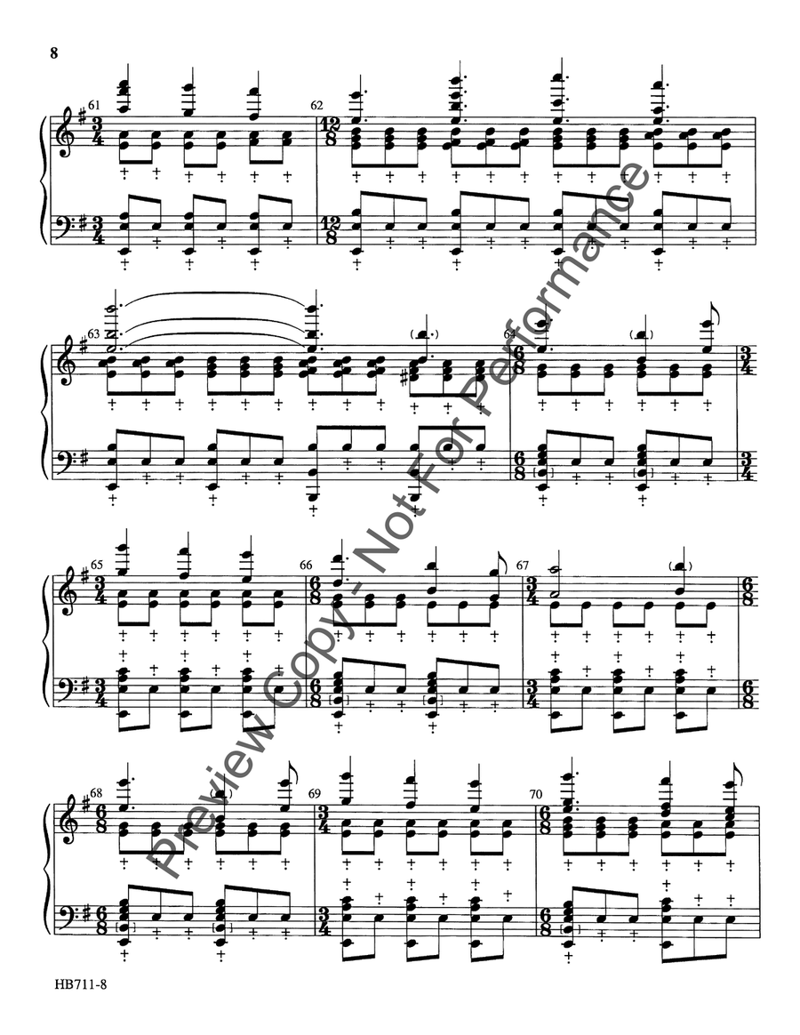 I Wonder As I Wander - Austin 5-Octaves scores gallery preview page 8