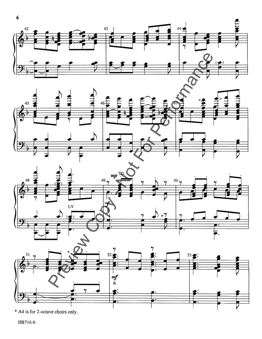 Sussex Carol (On Christmas Night) 5-Octaves scores gallery preview page 6