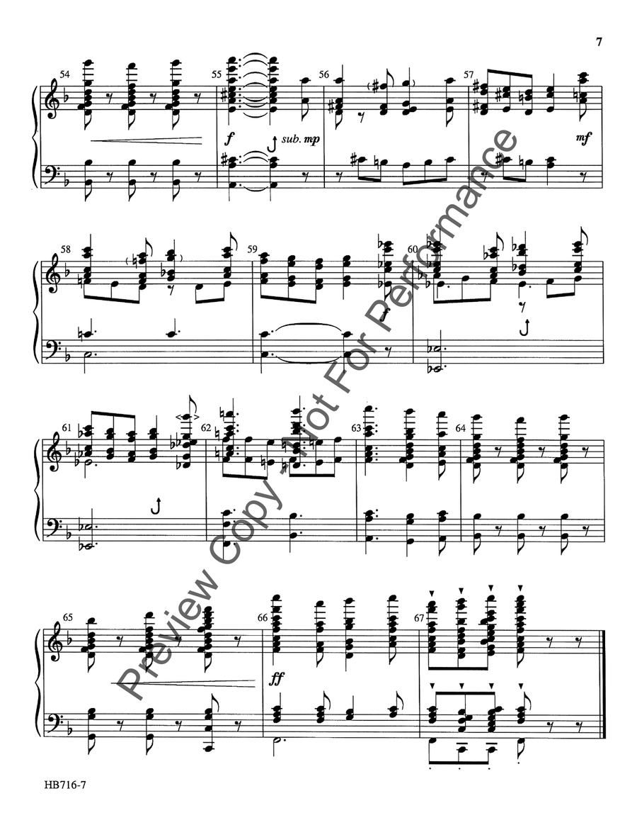 Sussex Carol (On Christmas Night) 5-Octaves scores gallery preview page 7