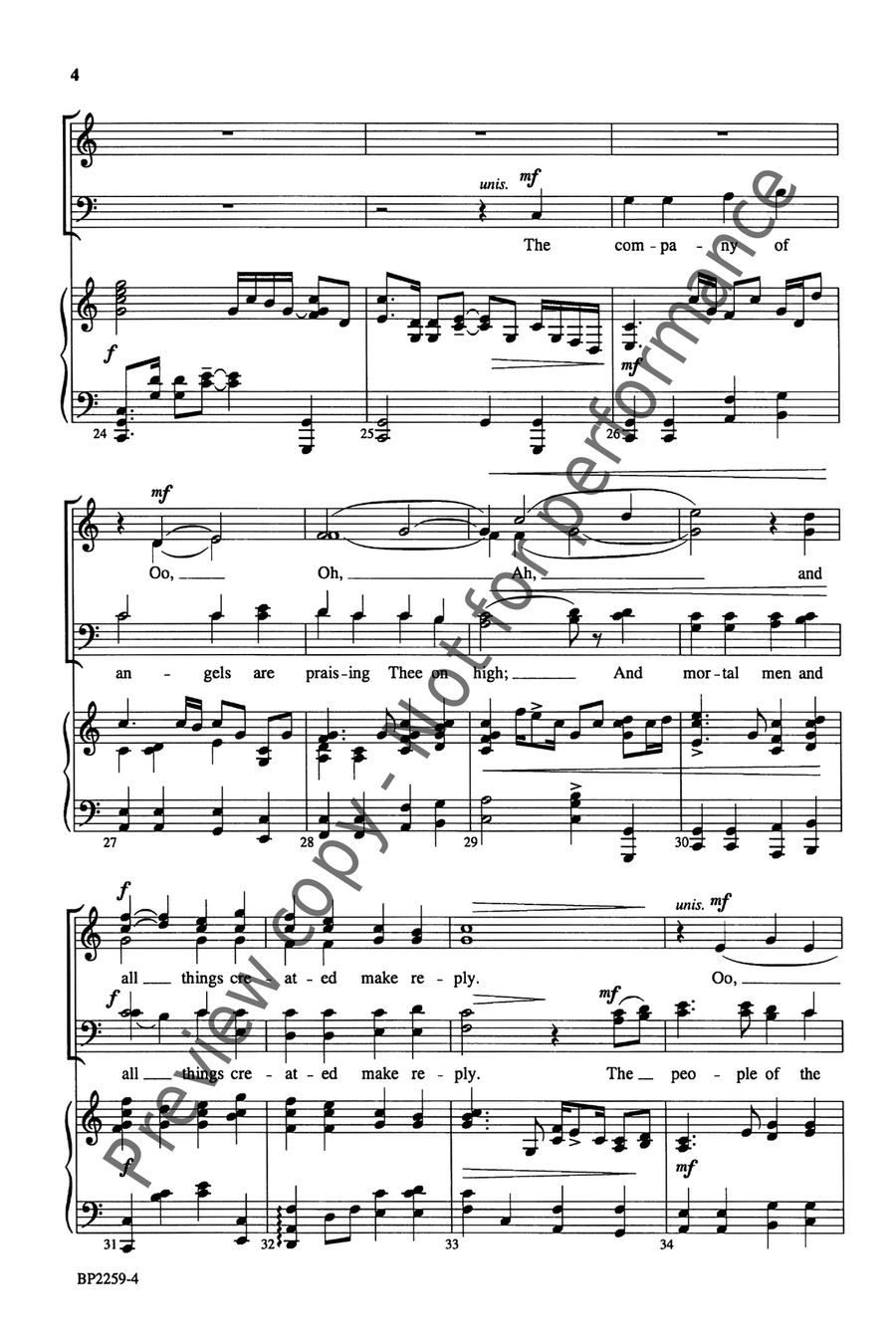 All Glory, Laud and Honor (Ijames) 4-Part scores gallery preview page 5