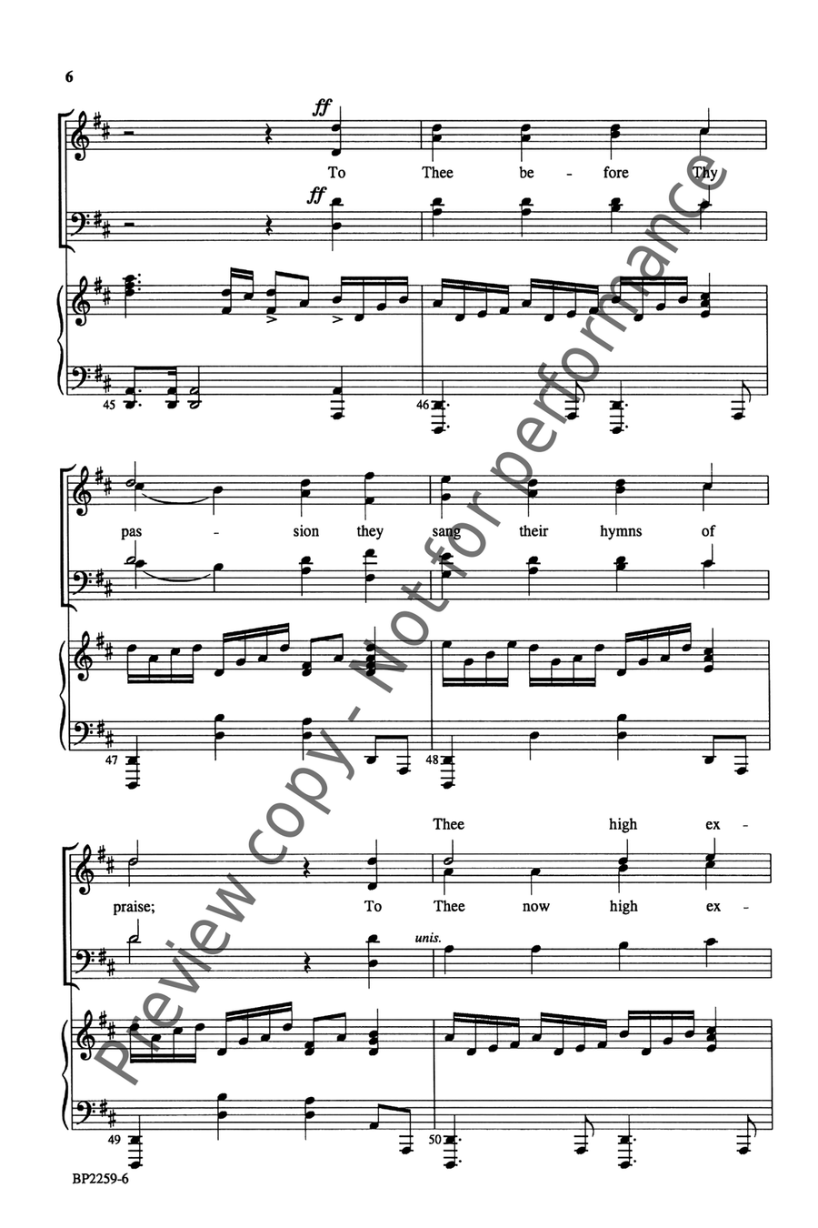 All Glory, Laud and Honor (Ijames) 4-Part scores gallery preview page 7