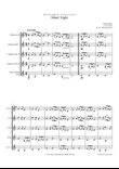 Silent Night - Clarinet quintet - Bb major mini preview