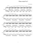 Piano etude No.2