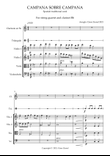 Campana sobre campana (String quartet and clarinet)