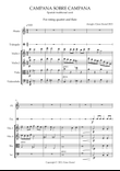 Campana sobre campana (String quartet and flute)