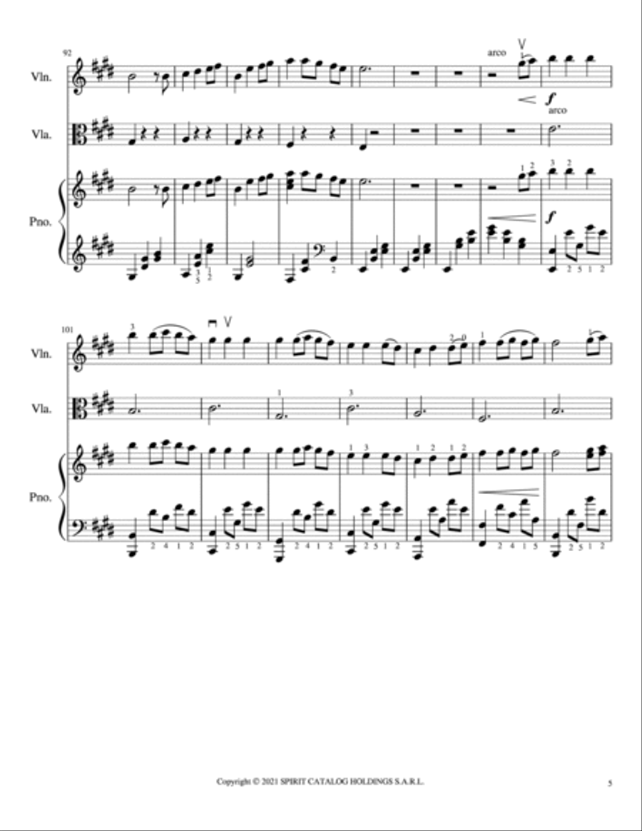 Always With Me (spirited Away) Viola scores gallery preview page 5