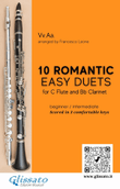 10 Romantic Easy duets for Flute and Clarinet