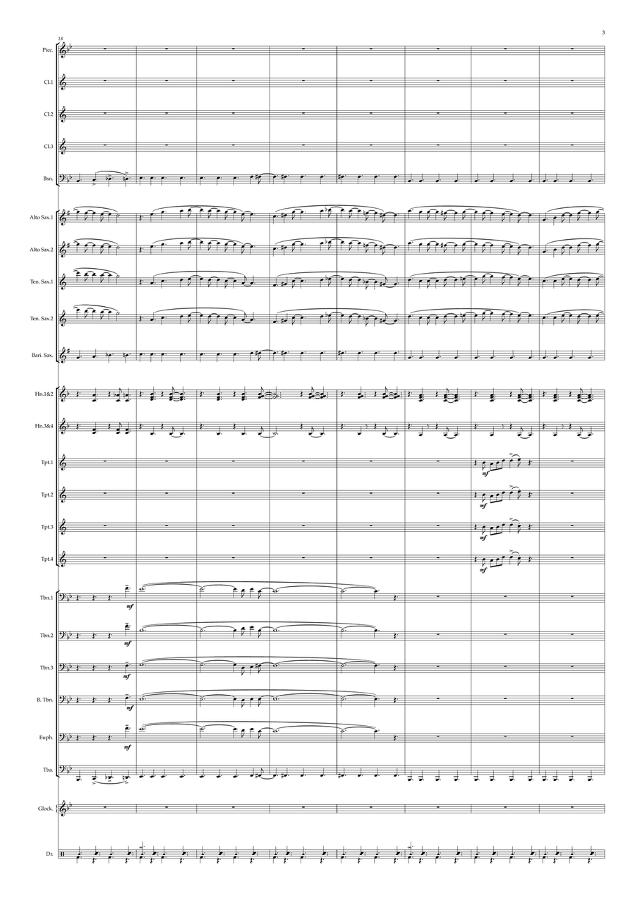 All I Want For Christmas Is You Marching Band scores gallery preview page 3