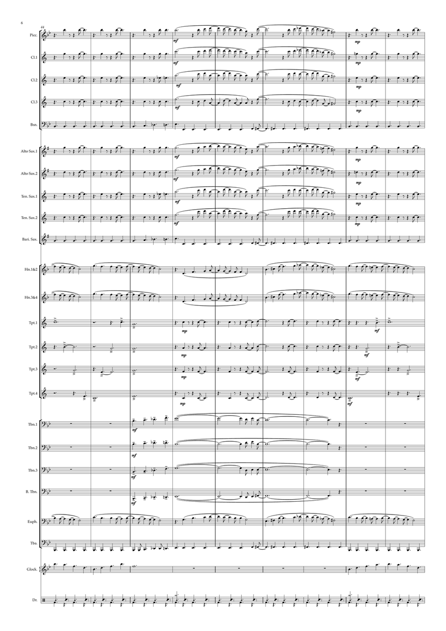 All I Want For Christmas Is You Marching Band scores gallery preview page 6
