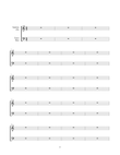 Blank SATB two-staff manuscript paper!