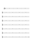 Blank manuscript paper