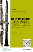 10 Romantic Easy duets for Bb Clarinet and Bassoon