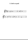 Play easy hymns on the soprano recorder