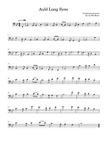 Auld Lang Syne - Cello Solo
