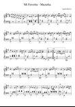 Mi Favorita - Barrios - Mazurka - For Piano