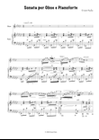 Sonata per Oboe e Pianoforte