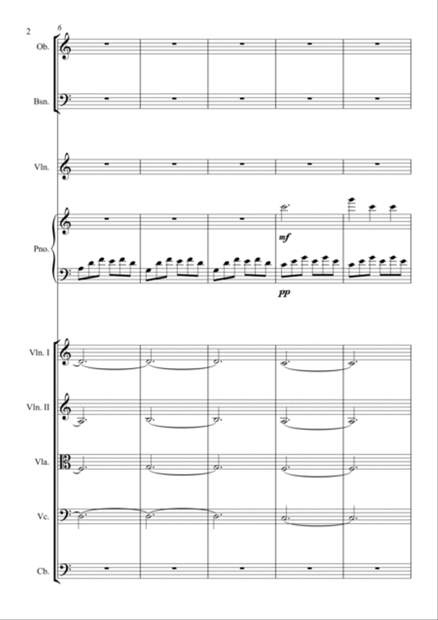 op.5 no.4 - Promise of Love Chamber Orchestra scores gallery preview page 2
