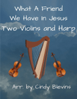 What A Friend We Have In Jesus, Two Violins and Harp mini preview