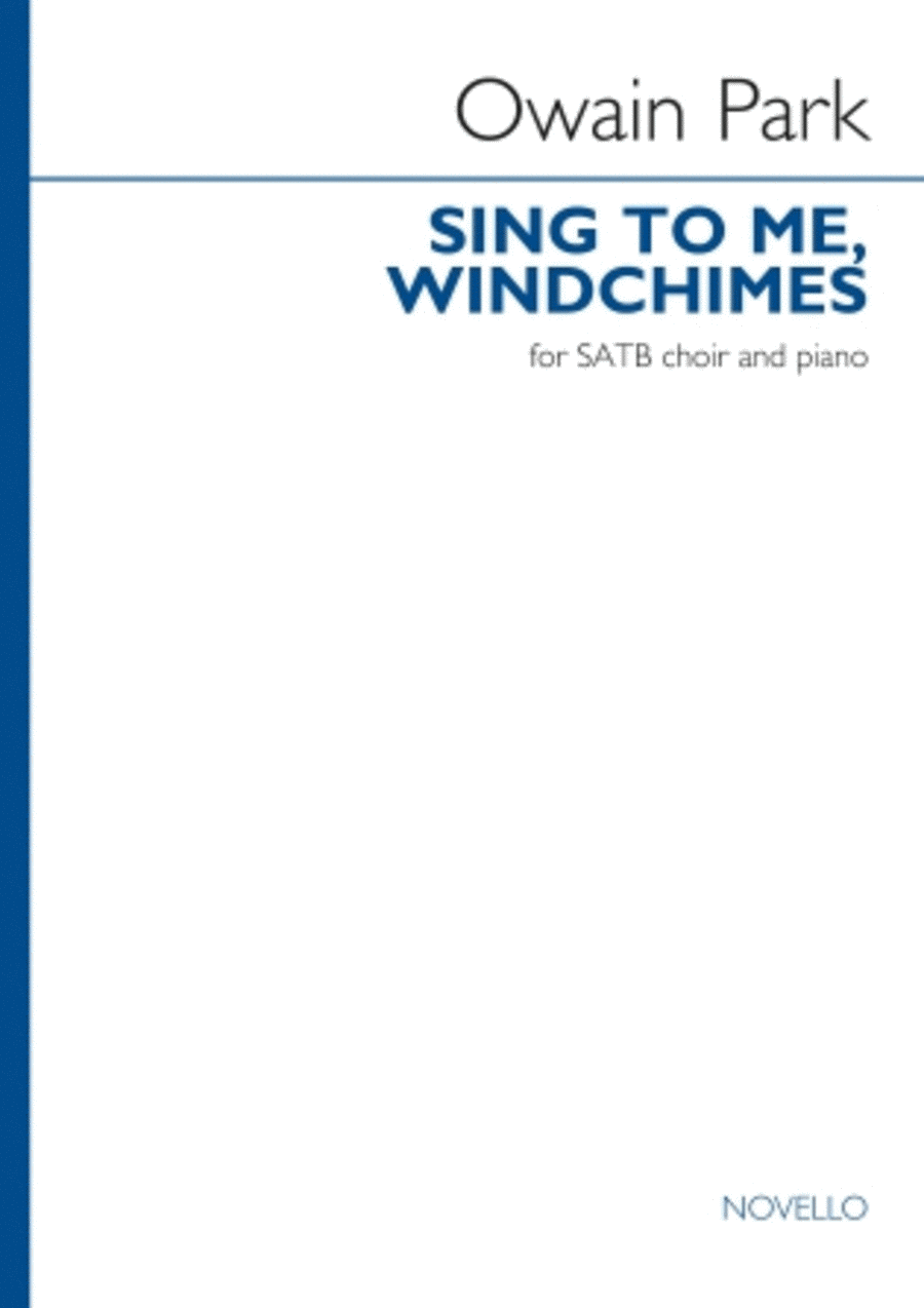 Sing to Me, Windchimes Sing to Me, Windchimes 4-Part scores gallery preview page 1