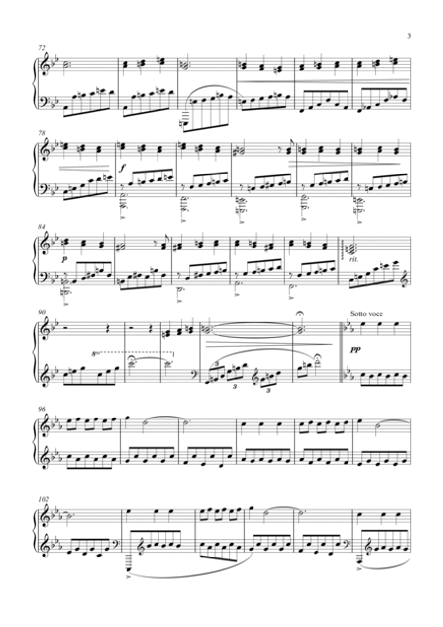 op.2 no.2 - Par Temps de Pluie Piano Solo scores gallery preview page 3