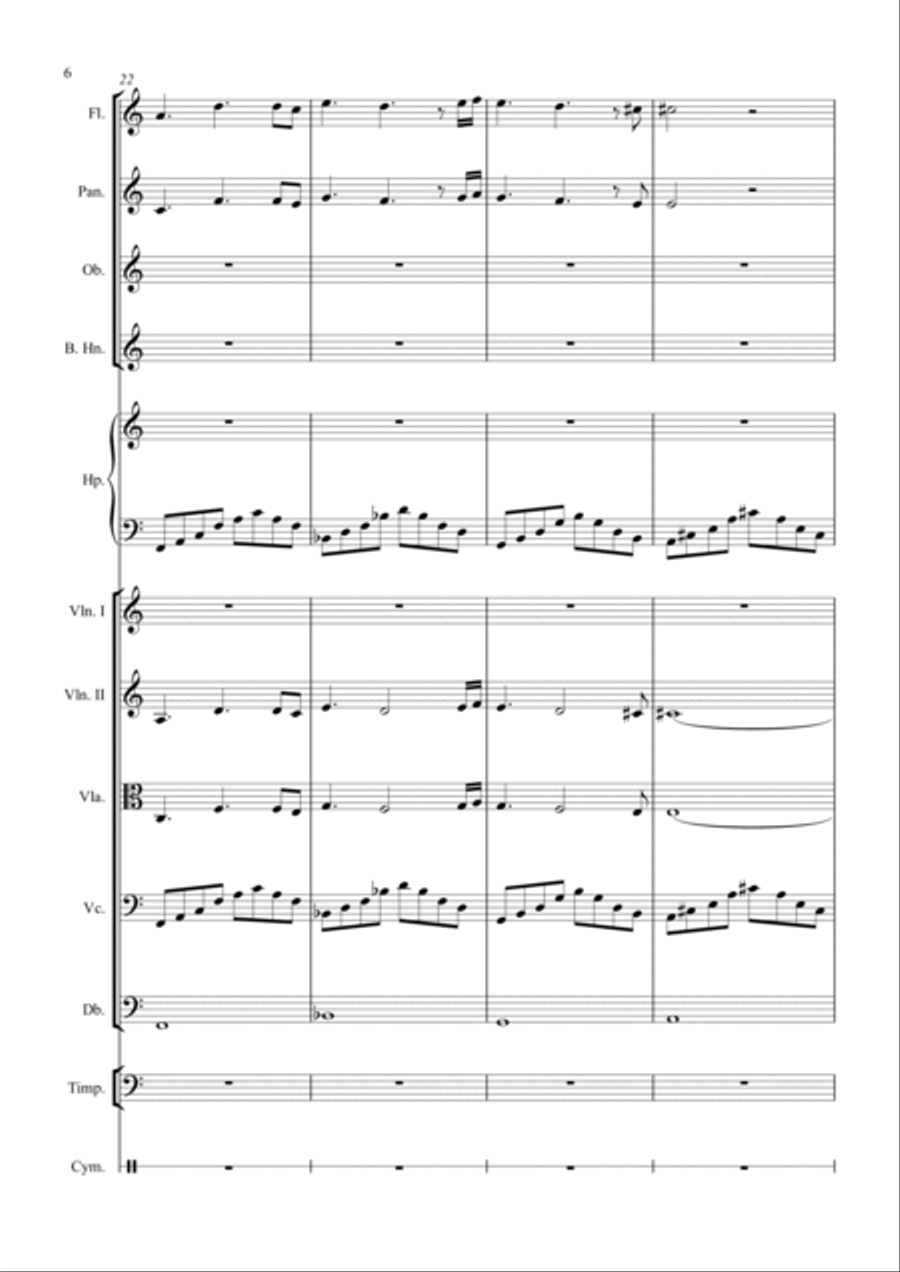 op.2 no.11 - Namukun & Seonnyeo (Orchestra Version) Full Orchestra scores gallery preview page 6