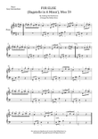 Fur Elise (bagatelle In A Minor), Woo 59