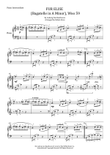 Fur Elise (bagatelle In A Minor), Woo 59