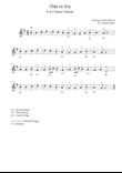 Ode to Joy - for Guitar