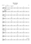 Snowman - Score Only