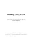 Can't Help Falling In Love