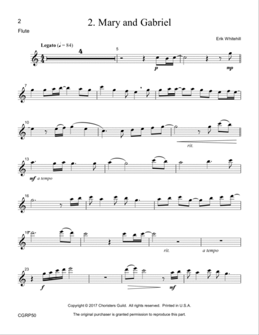Journey to Bethlehem - Reproducible Instrumental Parts Unison Choir scores gallery preview page 2