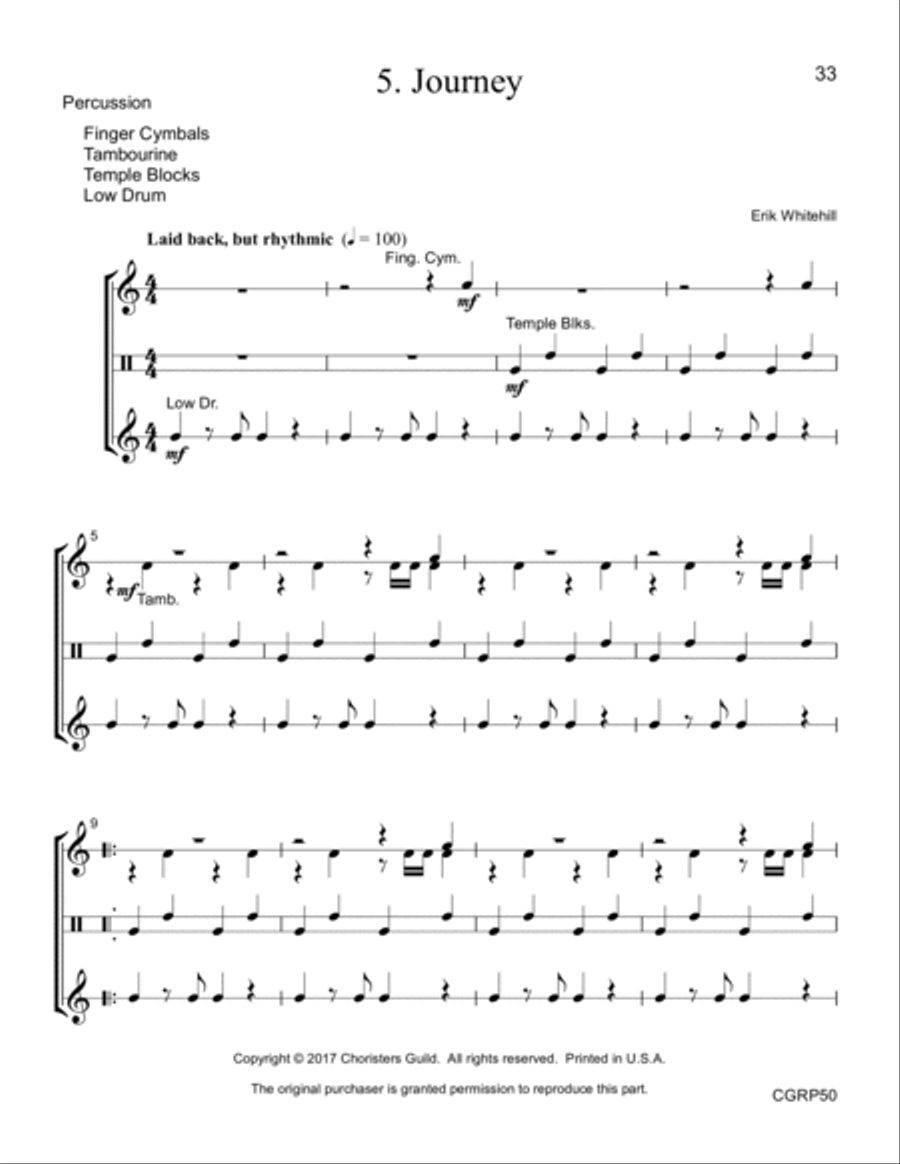 Journey to Bethlehem - Reproducible Instrumental Parts Unison Choir scores gallery preview page 13