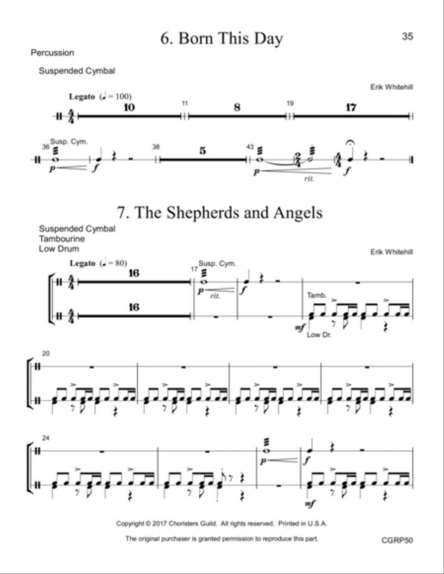 Journey to Bethlehem - Reproducible Instrumental Parts Unison Choir scores gallery preview page 14