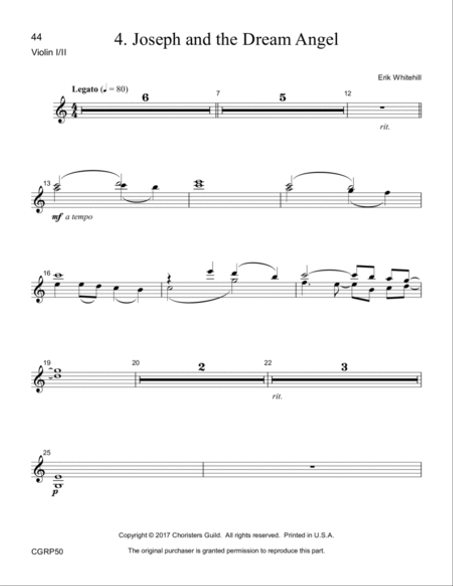 Journey to Bethlehem - Reproducible Instrumental Parts Unison Choir scores gallery preview page 17