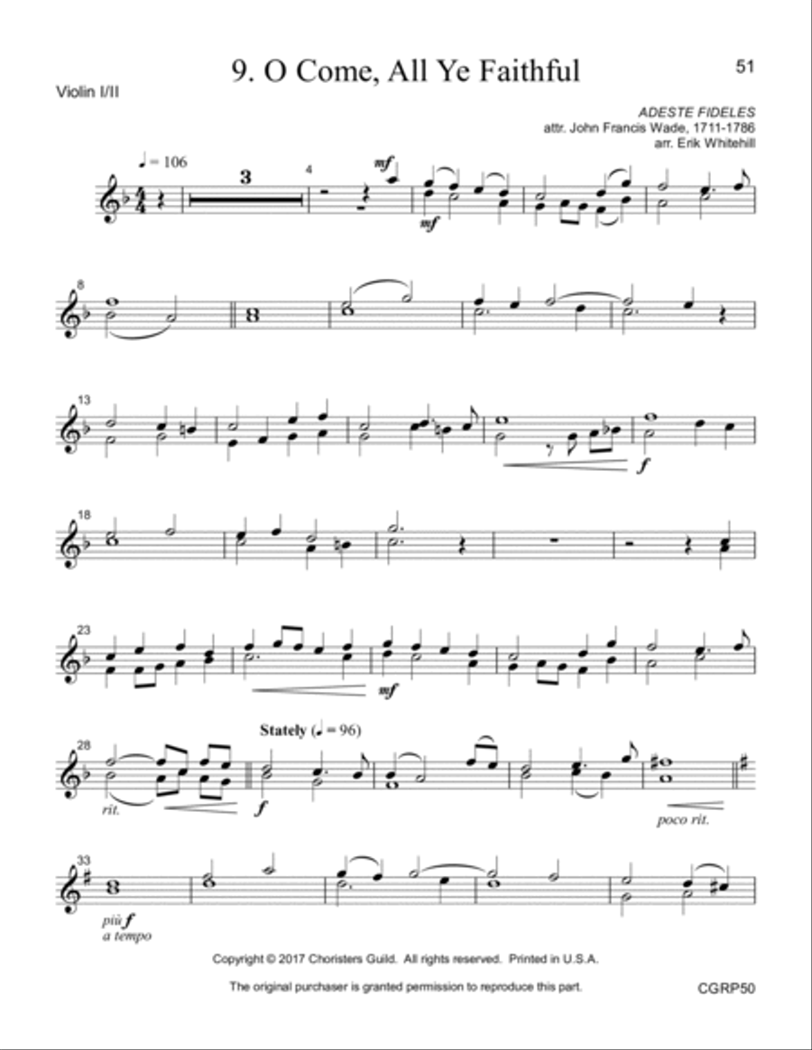 Journey to Bethlehem - Reproducible Instrumental Parts Unison Choir scores gallery preview page 19
