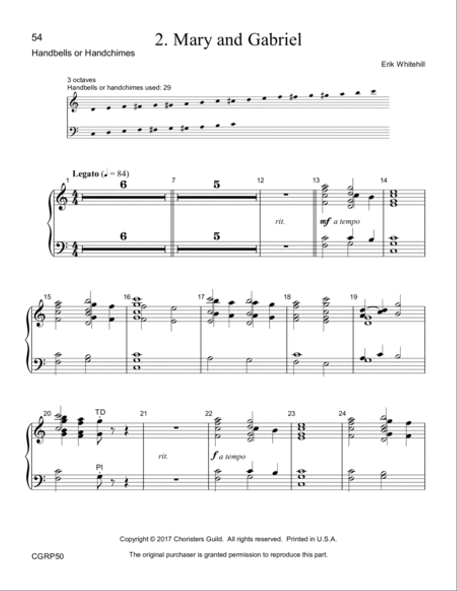 Journey to Bethlehem - Reproducible Instrumental Parts Unison Choir scores gallery preview page 20