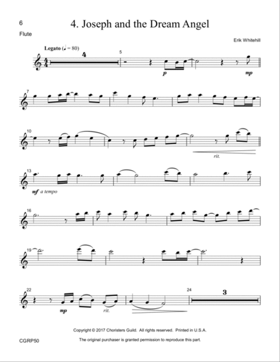Journey to Bethlehem - Reproducible Instrumental Parts Unison Choir scores gallery preview page 4