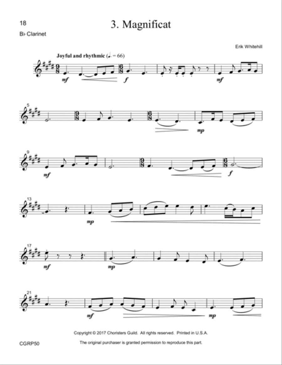Journey to Bethlehem - Reproducible Instrumental Parts Unison Choir scores gallery preview page 8