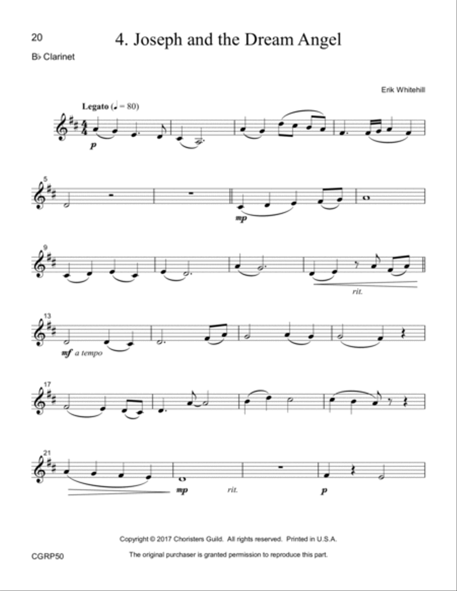 Journey to Bethlehem - Reproducible Instrumental Parts Unison Choir scores gallery preview page 9