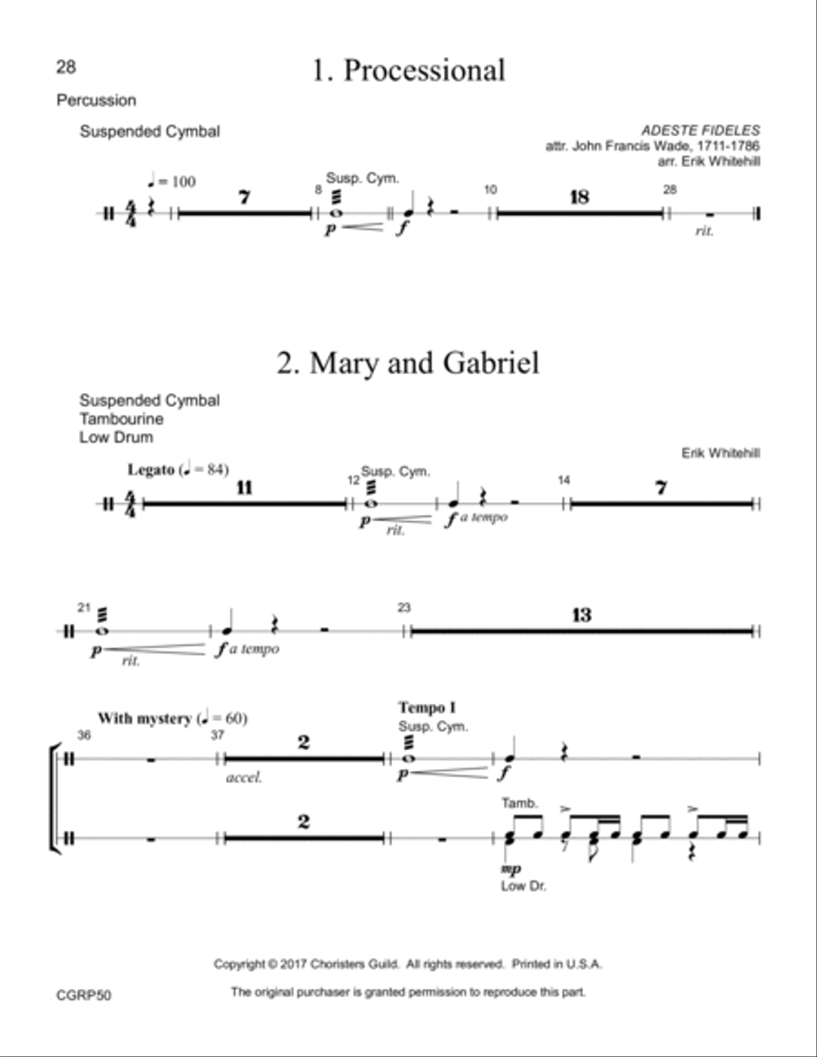 Journey to Bethlehem - Reproducible Instrumental Parts Unison Choir scores gallery preview page 11