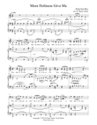 More Holiness Give Me for SATB Choir & Piano