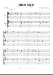 Silent Night - Ukulele Duet (with TAB and Chords)